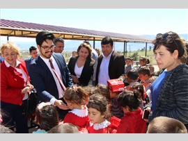 Baro Başkanımız, Mut İlçemizde Alaçam İlkokulunu ziyaret etti.