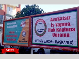 BAROMUZUN BİLLBOARDLI FARKINDALIK ÇALIŞMASI MUT’TA BAŞLADI