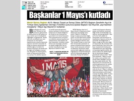 1 MAYIS GAZETELER