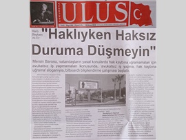 BASINDA BAROMUZ (Baromuz Bilboardlarda Farkındalık Çalışması Başlattı)