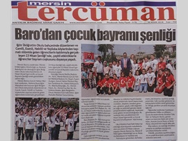 BASINDA BAROMUZ (Mersin Barosu Çocuk Bayramı Şenliği Düzenledi)