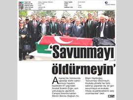 BASINDA BAROMUZ (Yeşilboğaz: " Savunmayı Öldürmeyin")