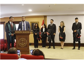 STAJYER AVUKATLARIMIZ CÜBBE GİYDİ
