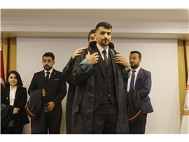 STAJYER AVUKATLARIMIZ CÜBBE GİYDİ