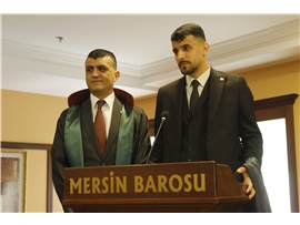 STAJYER AVUKATLARIMIZ CÜBBE GİYDİ