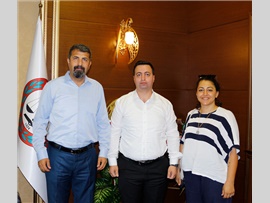 ÇAĞ ÜNİVERSİTESİ MEZUNLARI DERNEĞİ’NDEN BARO BAŞKANIMIZA ZİYARET
