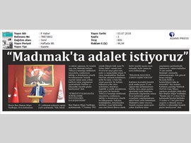 BASINDA BAROMUZ (Baro Bşk. Bilgin Yeşilboğaz: Madımak'ta Adalet İstiyoruz)