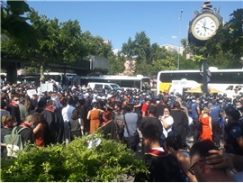 BARO BAŞKANLARINA VE BİNLERCE AVUKATA BİBER GAZLI MÜDAHALE
