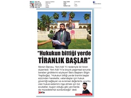 BASINDA BAROMUZ (Mersin Barosu 2019-2020 Adli Yıl Açılış Töreni Düzenledi)