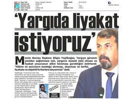 BASINDA BAROMUZ (Mersin Barosu 2019-2020 Adli Yıl Açılış Töreni Düzenledi)