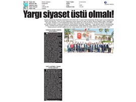 BASINDA BAROMUZ (Mersin Barosu 2019-2020 Adli Yıl Açılış Töreni Düzenledi)