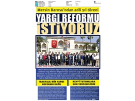 BASINDA BAROMUZ (Mersin Barosu 2019-2020 Adli Yıl Açılış Töreni Düzenledi)