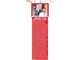 BASINDA BAROMUZ (Başkanımızdan Dünya Barış Günü Mesajı)