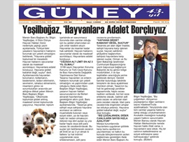 BASINDA BAROMUZ (4 Ekim Dünya Hayvan Hakları Günü Mesajı)