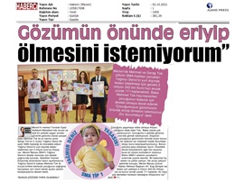 "Yağmur Deniz'in yaşamak için desteğinize ihtiyacı var"