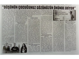 "Yağmur Deniz'in yaşamak için desteğinize ihtiyacı var"