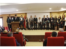 37 STAJYER AVUKATIMIZ CÜBBE GİYDİ