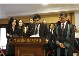 37 STAJYER AVUKATIMIZ CÜBBE GİYDİ