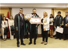 37 STAJYER AVUKATIMIZ CÜBBE GİYDİ