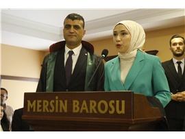 37 STAJYER AVUKATIMIZ CÜBBE GİYDİ