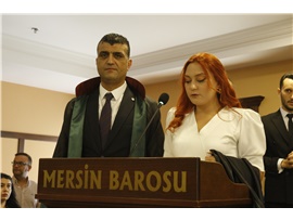 37 STAJYER AVUKATIMIZ CÜBBE GİYDİ