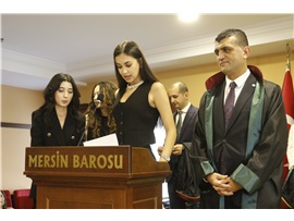 37 STAJYER AVUKATIMIZ CÜBBE GİYDİ