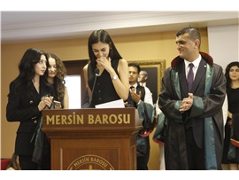 37 STAJYER AVUKATIMIZ CÜBBE GİYDİ