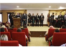 37 STAJYER AVUKATIMIZ CÜBBE GİYDİ