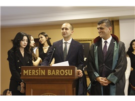 37 STAJYER AVUKATIMIZ CÜBBE GİYDİ