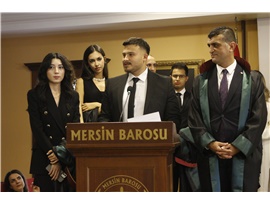 37 STAJYER AVUKATIMIZ CÜBBE GİYDİ