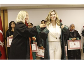37 STAJYER AVUKATIMIZ CÜBBE GİYDİ