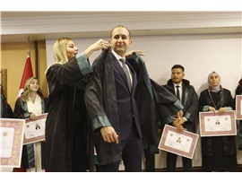 37 STAJYER AVUKATIMIZ CÜBBE GİYDİ