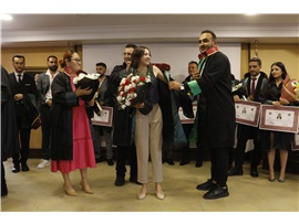 37 STAJYER AVUKATIMIZ CÜBBE GİYDİ