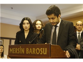 37 STAJYER AVUKATIMIZ CÜBBE GİYDİ