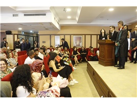 37 STAJYER AVUKATIMIZ CÜBBE GİYDİ