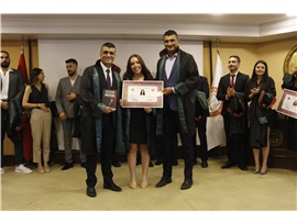 37 STAJYER AVUKATIMIZ CÜBBE GİYDİ