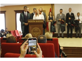 37 STAJYER AVUKATIMIZ CÜBBE GİYDİ