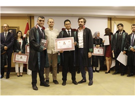 37 STAJYER AVUKATIMIZ CÜBBE GİYDİ