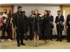 37 STAJYER AVUKATIMIZ CÜBBE GİYDİ