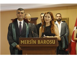 37 STAJYER AVUKATIMIZ CÜBBE GİYDİ