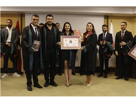 37 STAJYER AVUKATIMIZ CÜBBE GİYDİ