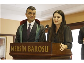 37 STAJYER AVUKATIMIZ CÜBBE GİYDİ