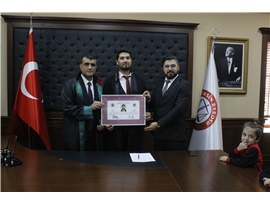 37 STAJYER AVUKATIMIZ CÜBBE GİYDİ