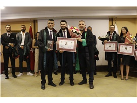 37 STAJYER AVUKATIMIZ CÜBBE GİYDİ