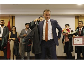 37 STAJYER AVUKATIMIZ CÜBBE GİYDİ