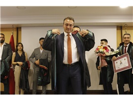 37 STAJYER AVUKATIMIZ CÜBBE GİYDİ