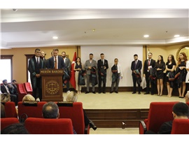 37 STAJYER AVUKATIMIZ CÜBBE GİYDİ