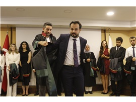 37 STAJYER AVUKATIMIZ CÜBBE GİYDİ
