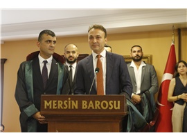 37 STAJYER AVUKATIMIZ CÜBBE GİYDİ