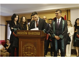 37 STAJYER AVUKATIMIZ CÜBBE GİYDİ